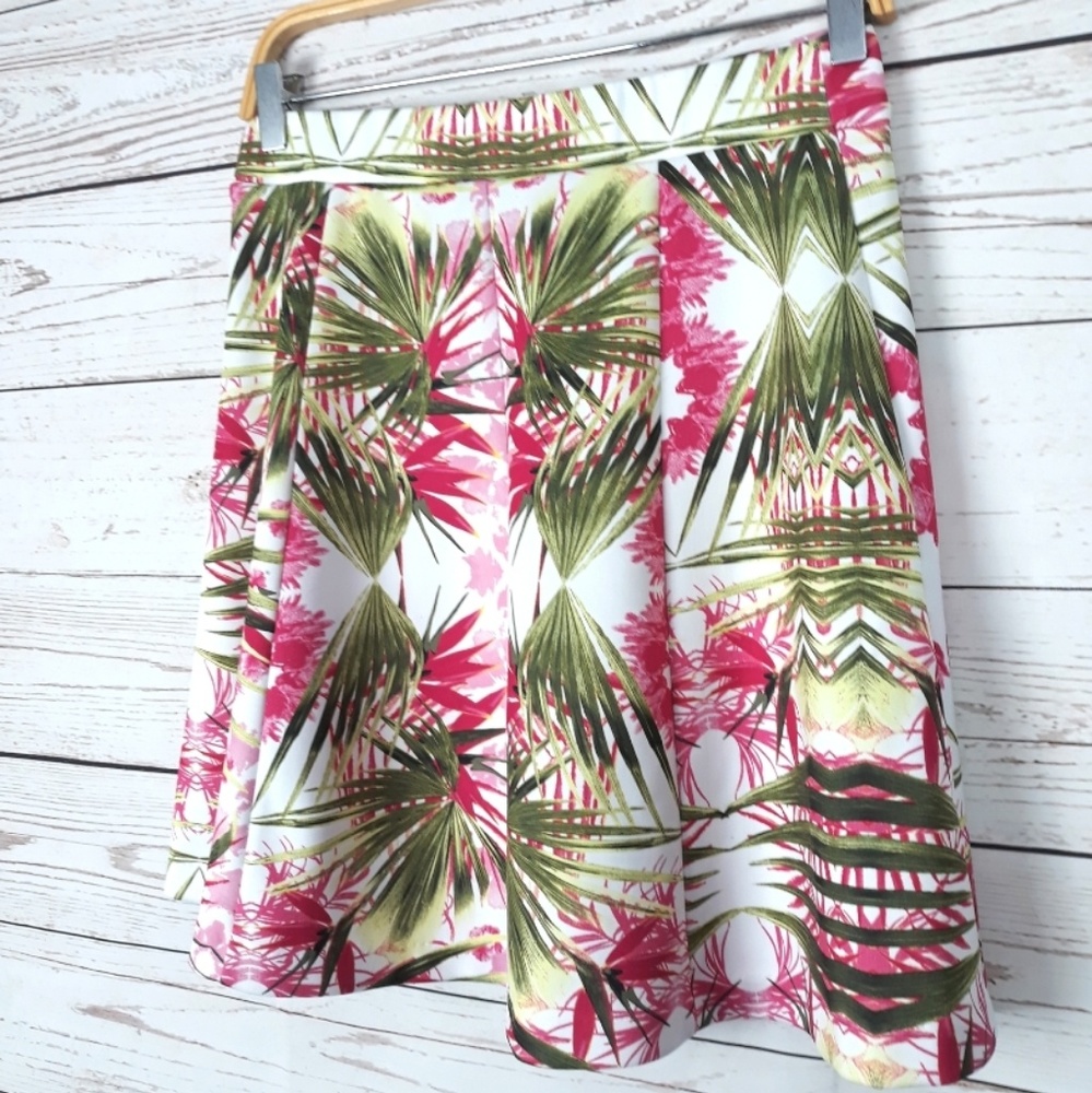 I.N.C International Concept Palm Print Skirt - Picture 2 of 3